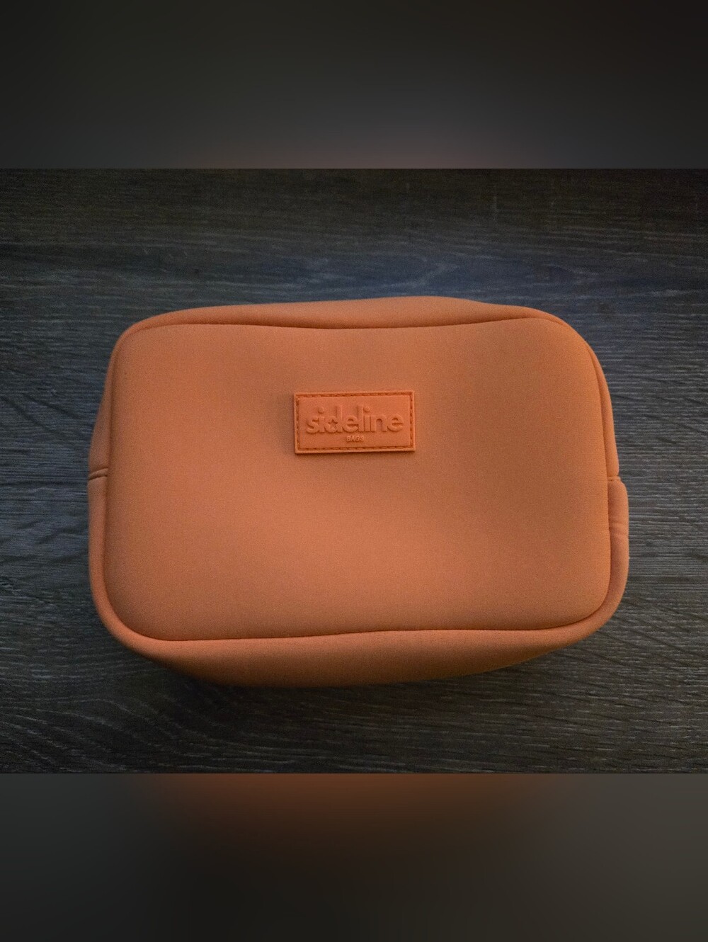 Sideline Bags Orange Cosmetic Pouch